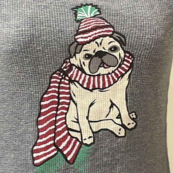 NWOT Old Navy Winter Pug Top. Size S small 4/6 - Picture 2 of 7